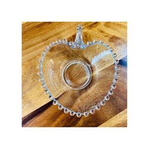 Imperial Glass Candlewick Heart-Shaped Dish